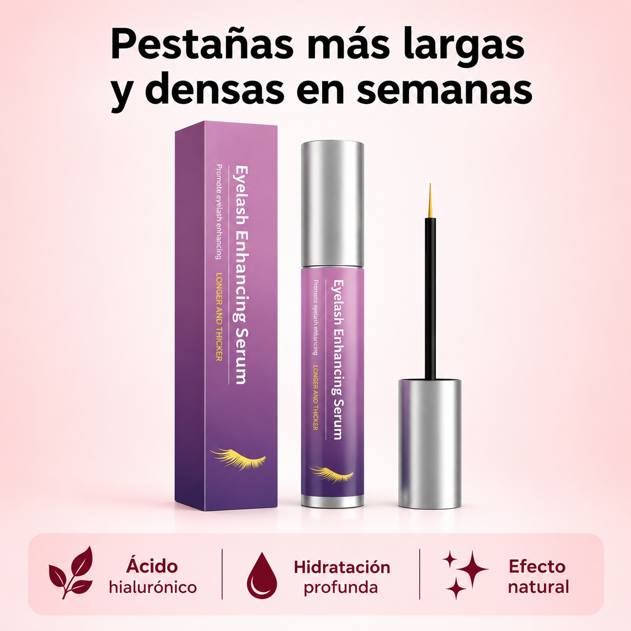 Sérum de Pestañas Viareline – Volumen, Longitud y Brillo Natural