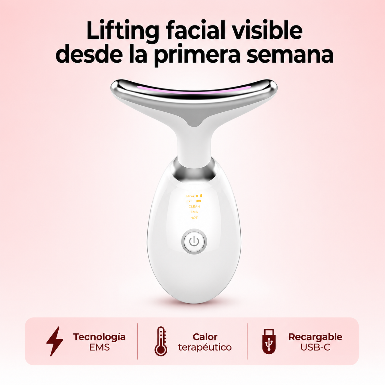 Masajeador Facial Profesional | Anti-Arrugas, Lifting y Reducción de Ojeras