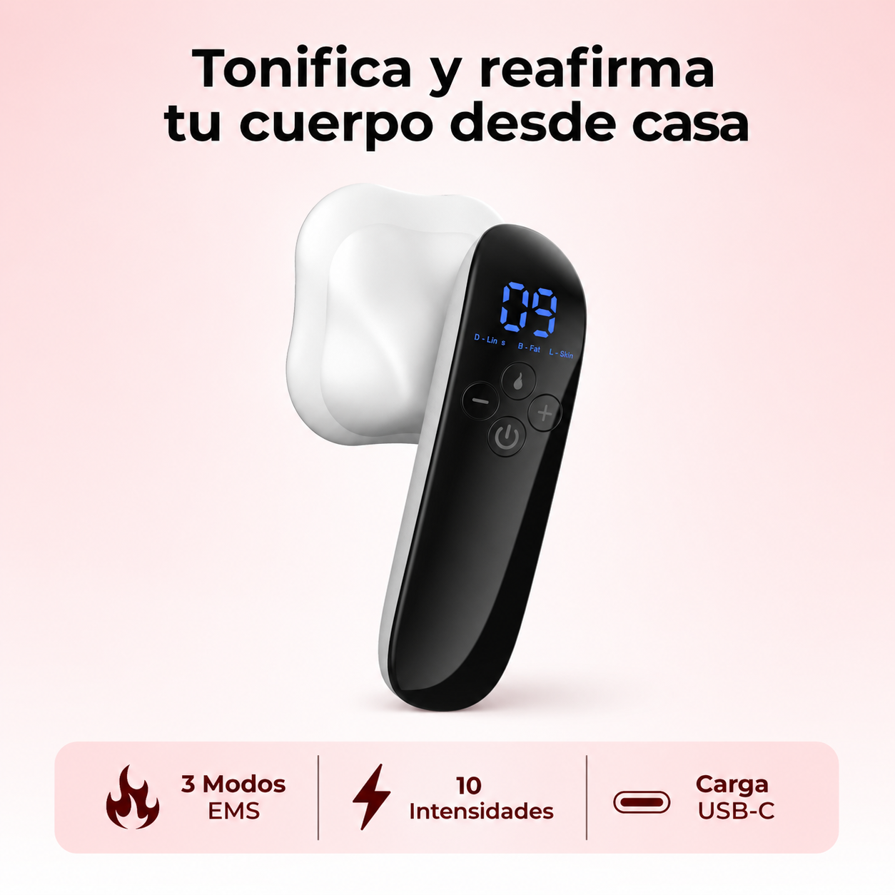 Dispositivo EMS Reafirmante y Lifting Corporal